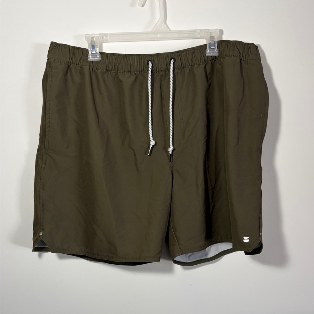 Jetty XXL Olive Green Swim Shorts